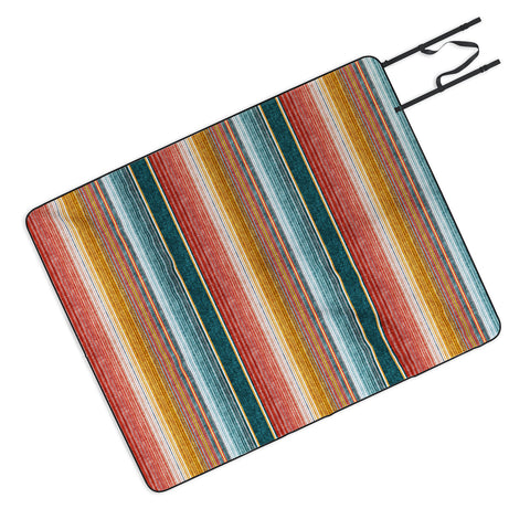 Little Arrow Design Co serape southwest stripe Picnic Blanket