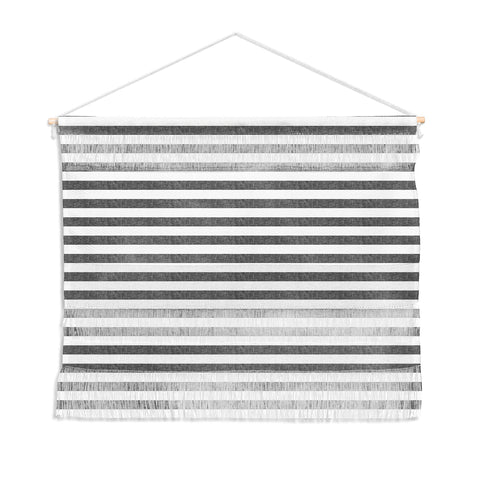 Little Arrow Design Co Stripes in Grey Wall Hanging Landscape
