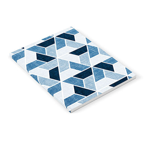 Little Arrow Design Co triangle geo blue Notebook