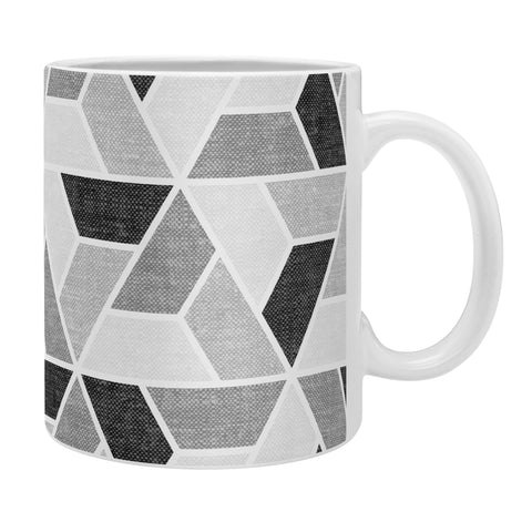 Little Arrow Design Co triangle geo gray Coffee Mug