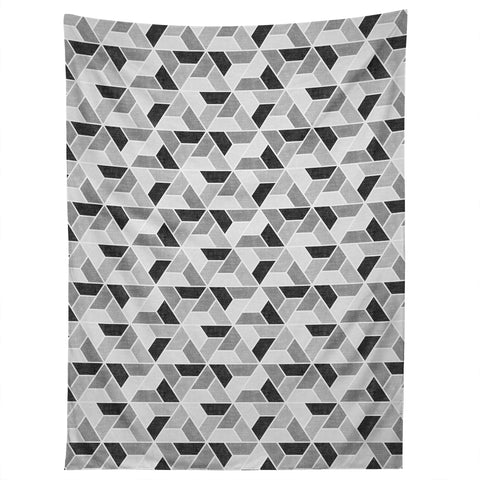 Little Arrow Design Co triangle geo gray Tapestry