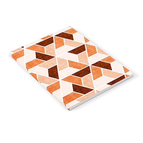 Little Arrow Design Co triangle geo orange Notebook