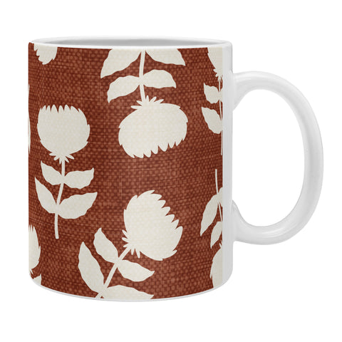 Little Arrow Design Co vintage floral rust Coffee Mug