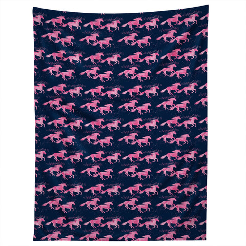 Little Arrow Design Co watercolor unicorns Tapestry