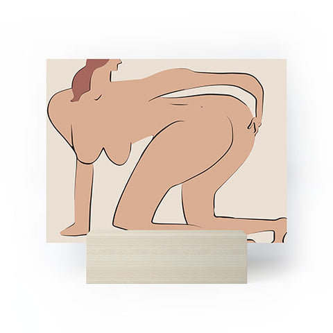 Little Dean Booty nude Mini Art Print