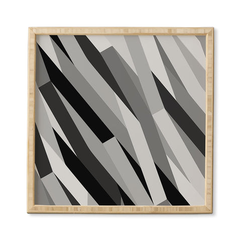 Little Dean Diagonal stripe Framed Wall Art