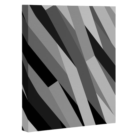 Little Dean Diagonal stripe Art Canvas