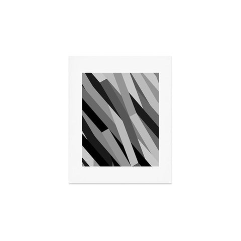 Little Dean Diagonal stripe Art Print