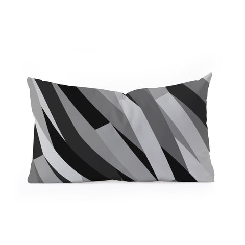 Little Dean Diagonal stripe Oblong Throw Pillow