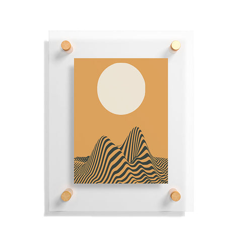 Little Dean Moon Mountain Floating Acrylic Print