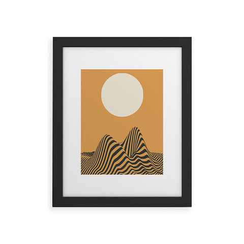 Little Dean Moon Mountain Framed Art Print