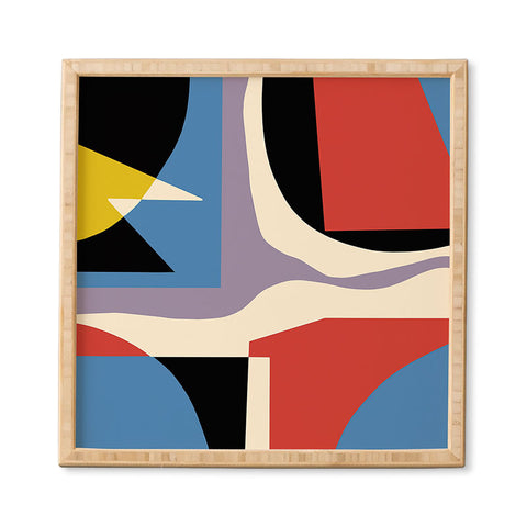 Little Dean Primary abstract Framed Wall Art