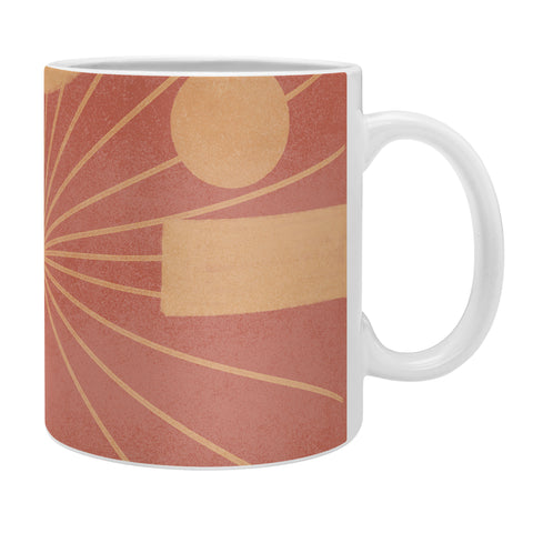 Lola Terracota Geometrical shapes moving Coffee Mug