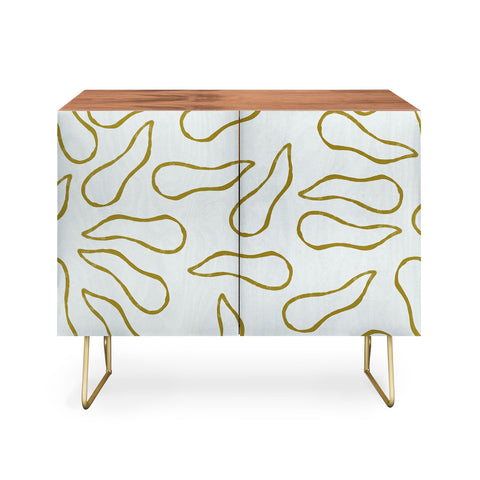 Lola Terracota Moving shapes on a soft colors background 436 Credenza