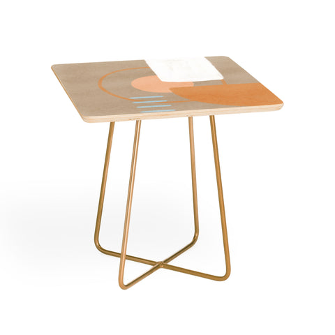 Lola Terracota Simple shapes boho minimalist Side Table