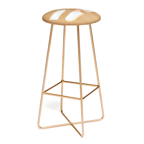 Lola Terracota The arch of a window abstract shapes contemporary Bar Stool
