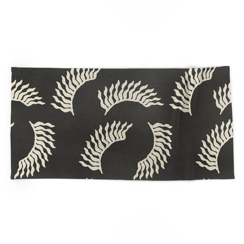 Lola Terracota When the leaves become wings Beach Towel
