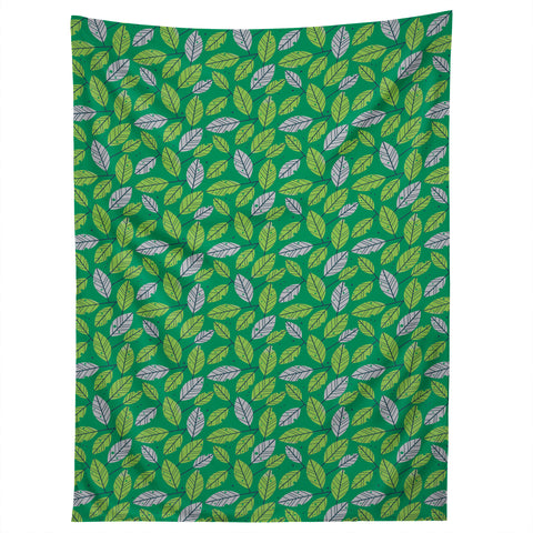 Lucie Rice Leafy Greens Tapestry