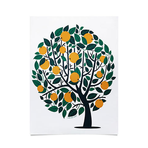 Lucie Rice Orange Tree Poster