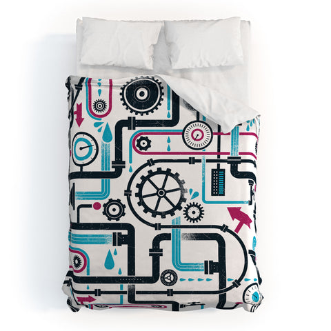 Lucie Rice WATERWORKS Duvet Cover