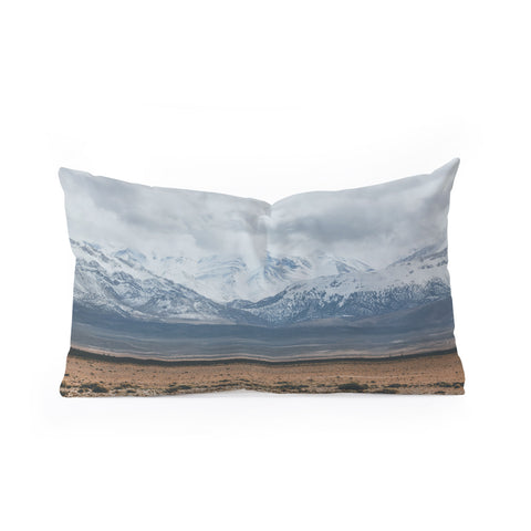 Luke Gram Atlas Mountains Oblong Throw Pillow