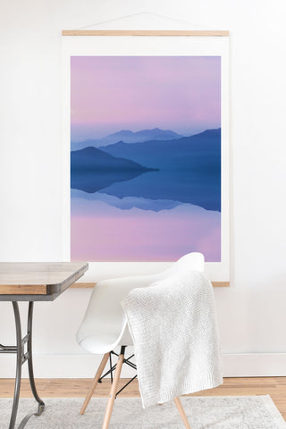 Luke Gram Mountain Reflections Art Print And Hanger
