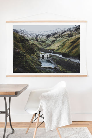 Luke Gram Seljavallalaug Iceland Art Print And Hanger