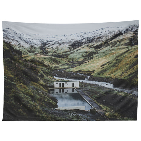 Luke Gram Seljavallalaug Iceland Tapestry