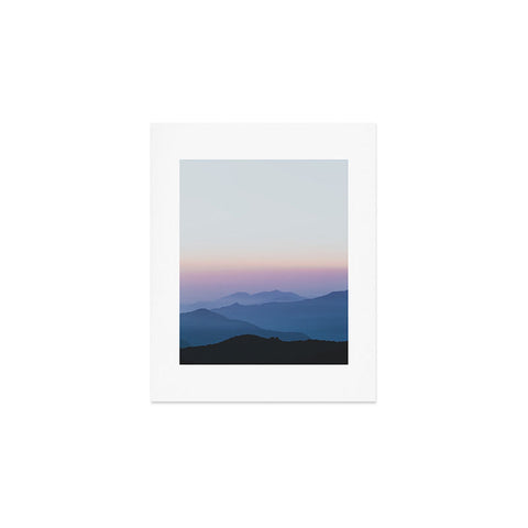 Luke Gram Sunset in the Annapurnas Art Print