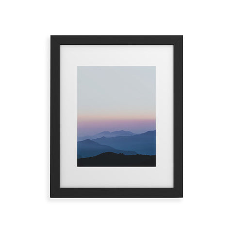 Luke Gram Sunset in the Annapurnas Framed Art Print