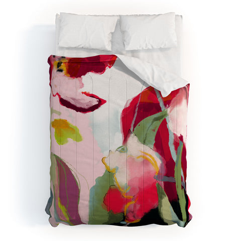 lunetricotee abstract bloom I Comforter