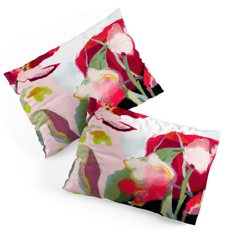 lunetricotee abstract bloom I Pillow Shams