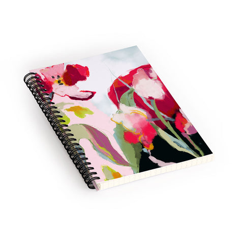 lunetricotee abstract bloom I Spiral Notebook
