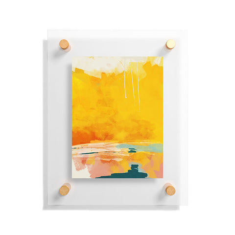 lunetricotee sunny landscape Floating Acrylic Print