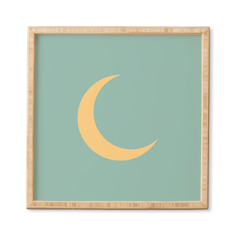 Lyman Creative Co Crescent Moon Sky Framed Wall Art