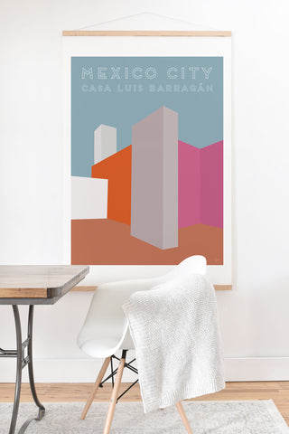 Lyman Creative Co Mexico City Casa Luis Barragan travel poster Art Print And Hanger