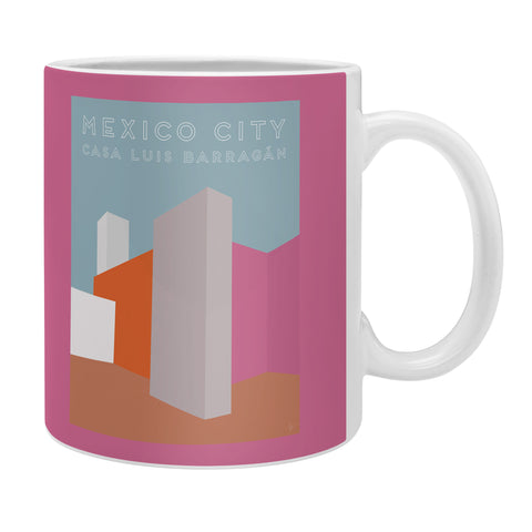 Lyman Creative Co Mexico City Casa Luis Barragan travel poster Coffee Mug