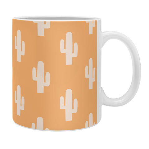 Lyman Creative Co Orange Cactus Coffee Mug
