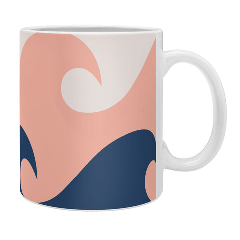 Lyman Creative Co Sunset Ocean Waves Coffee Mug