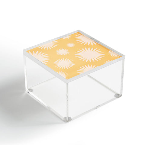 Lyman Creative Co Yellow Burst Acrylic Box