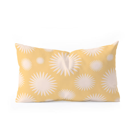 Lyman Creative Co Yellow Burst Oblong Throw Pillow