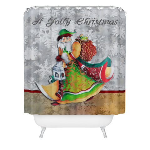 Madart Inc. A Jolly Christmas Shower Curtain