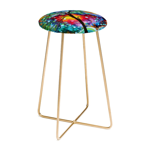 Madart Inc. A Moment In Time Counter Stool
