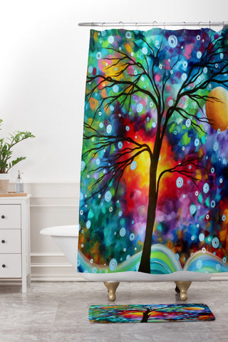 Madart Inc. A Moment In Time Shower Curtain And Mat