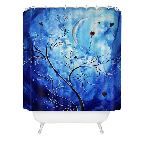 Madart Inc. Be The Light Of The Moon Shower Curtain