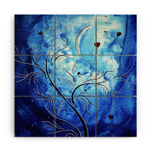 Madart Inc. Be The Light Of The Moon Wood Wall Mural