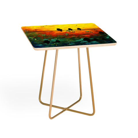 Madart Inc. Birds Of A Feather Side Table