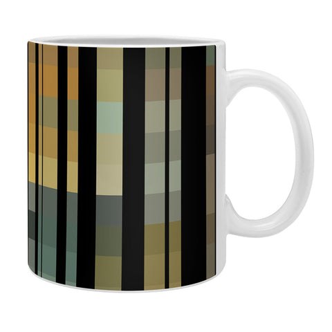 Madart Inc. Black Stripes In The Maze 2 Coffee Mug