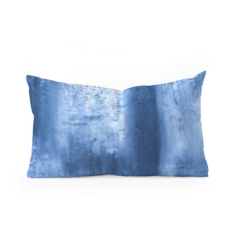 Madart Inc. Blue Lake Oblong Throw Pillow
