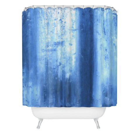 Madart Inc. Blue Lake Shower Curtain